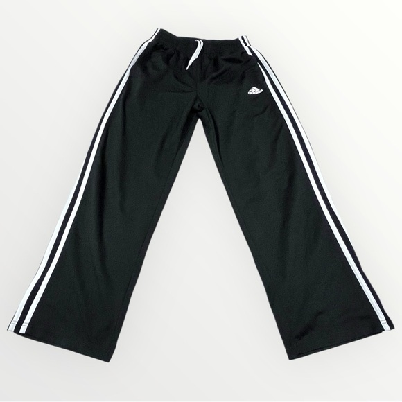 Adidas Black Track Sweatpants Boys L 14/16 - Picture 16 of 16